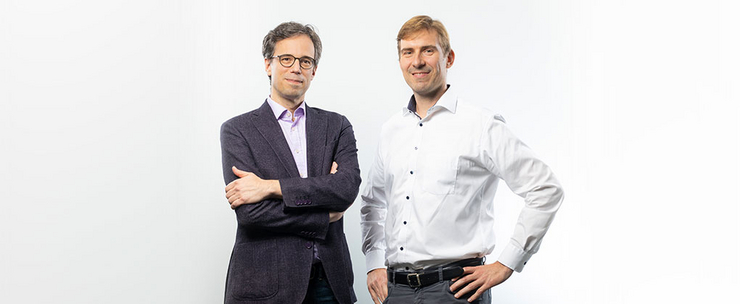Prof. Felix Naumann (li.) und Prof. Tilmann Rabl