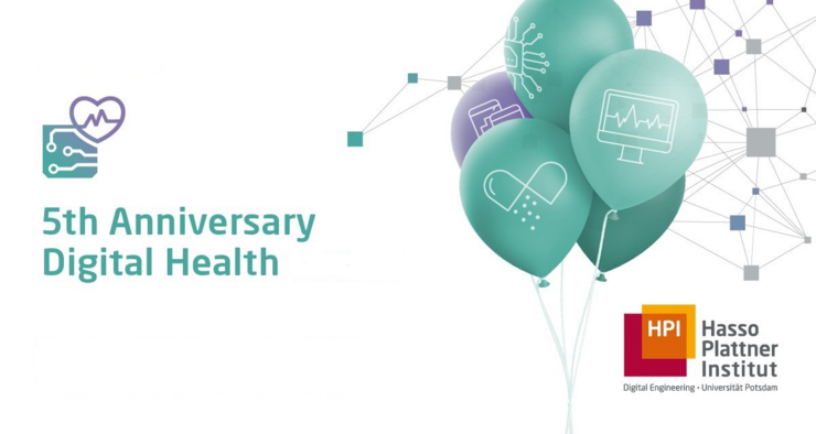 Graphic 5 years of Digital Health @ HPI