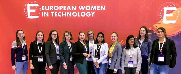 Die HPI-Stipendiatinnen der European Women In Technology