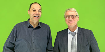 Prof. Ralf Herbich and Prof. Christoph Meinel